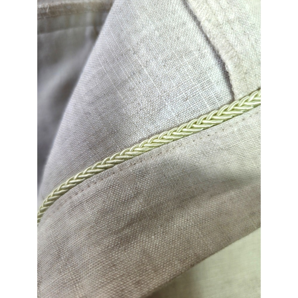 Totême Mayfair Linen Trousers Ivory Cream Straight Leg Pants Women's M - Picture 10 of 11